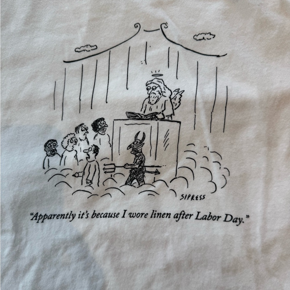 Limited-edition The New Yorker X J.Crew vintage-wash cotton graphic T-shirt - Picture 2 of 3